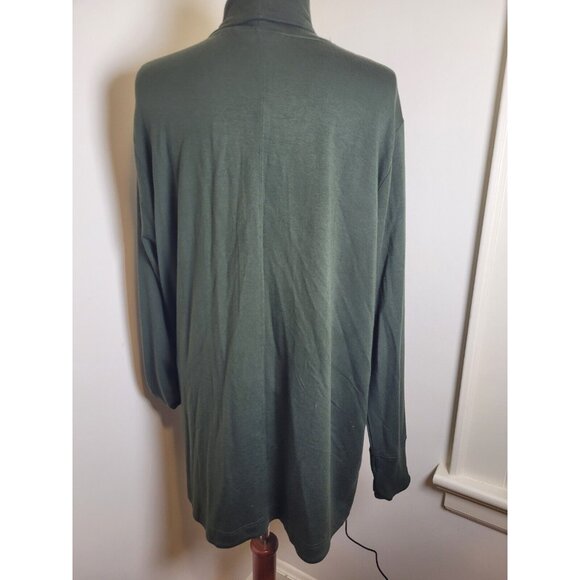 Athleta open front Cardigan sweater green Large Lightweight - Picture 5 of 7